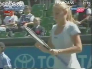 Jelena dokic oops downblouse gražus