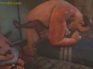 Lulu fucked hard in 3D monster x rated clip animation