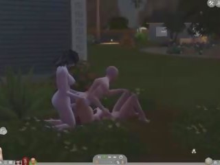 Sims 4 Tranny Having some Fun with a Couple: Free x rated film show 83