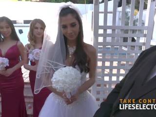 Amazing Wedding Fuck with Gianna Dior & Bridesmaids POV