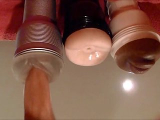 3 fleshlights : фалшив путка, уста и задник прецака untill празнене