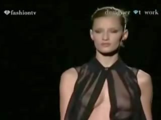 Oops - Lingerie Runway video - See Through And Nude - On Tv - Compilation
