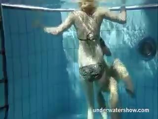 Zuzanna And Lucie Playing Underwater